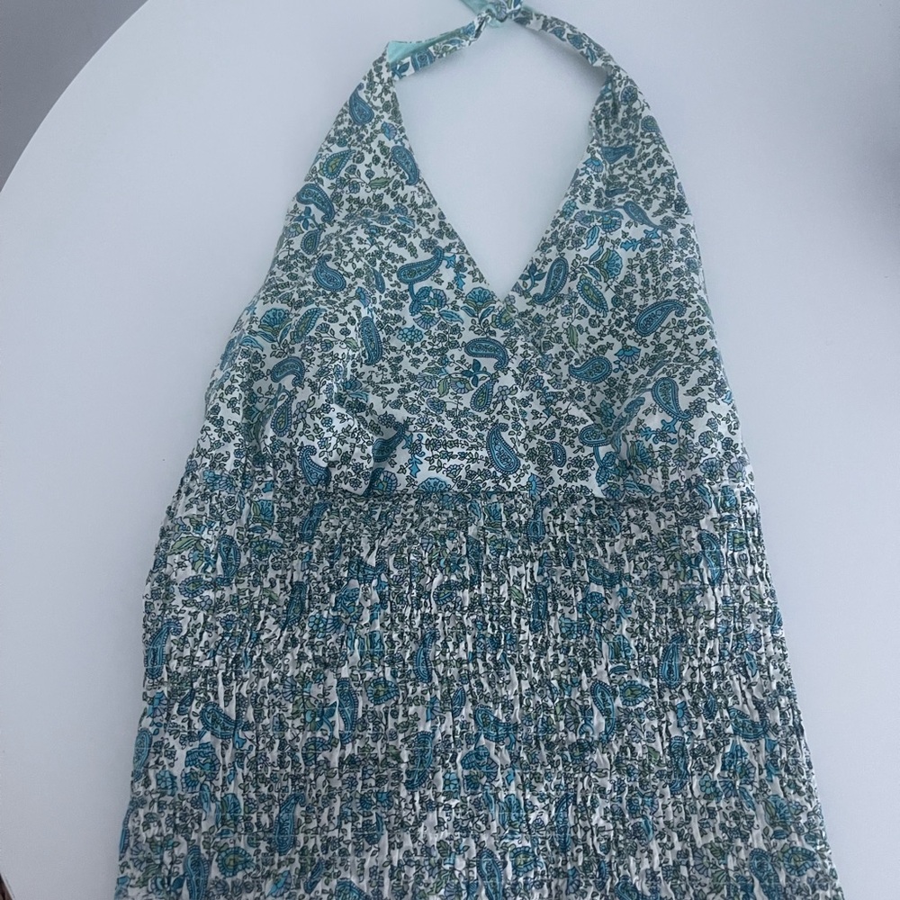 Women’s floral paisley vintage y2k halter top